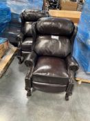 Barcalounger leather recliners