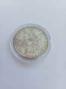 1893 AU Morgan Dollar