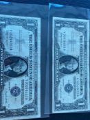 Two silver certificates 1957