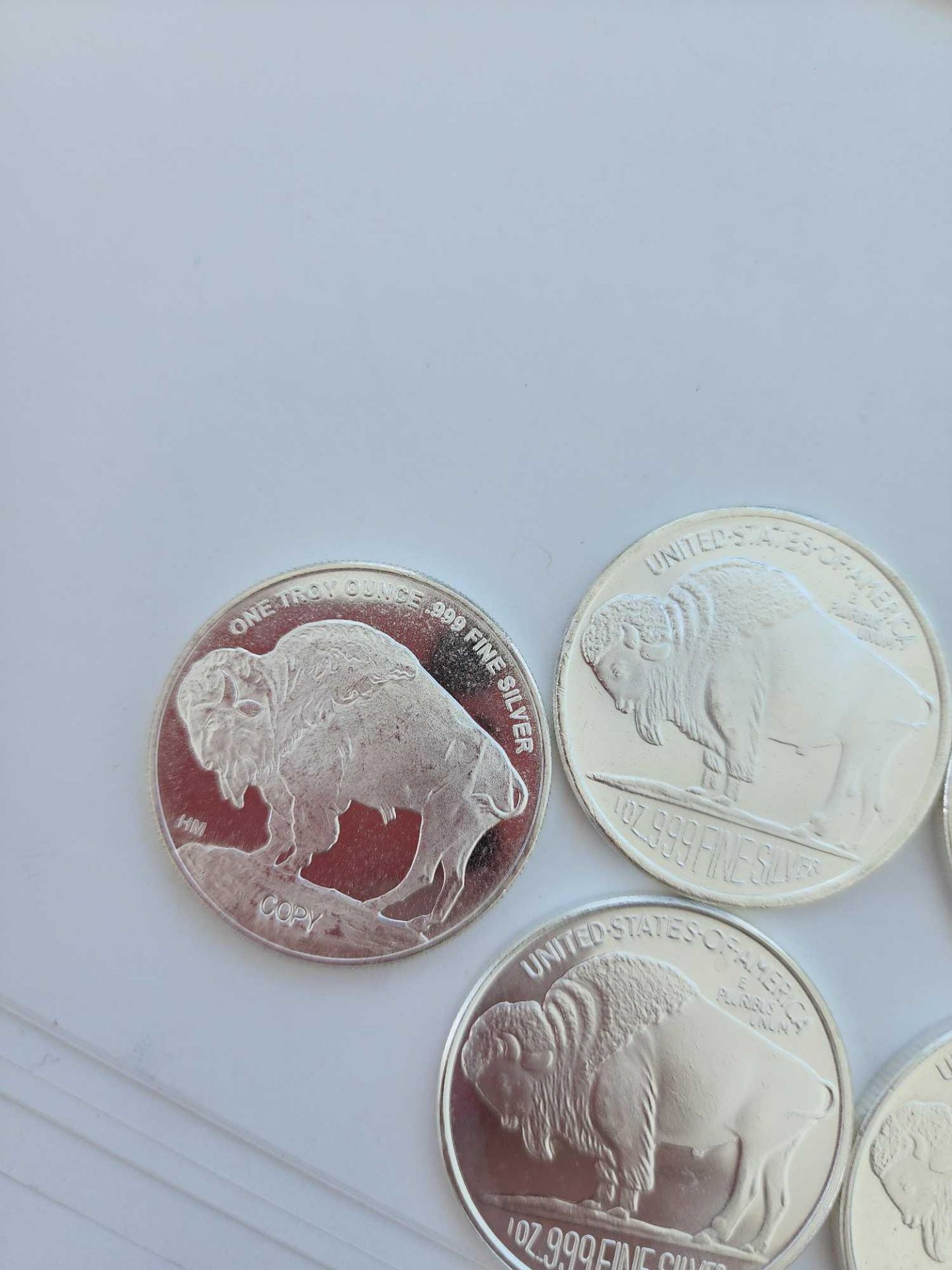 5 1 oz Buffalo Coins silver coins - Image 5 of 6