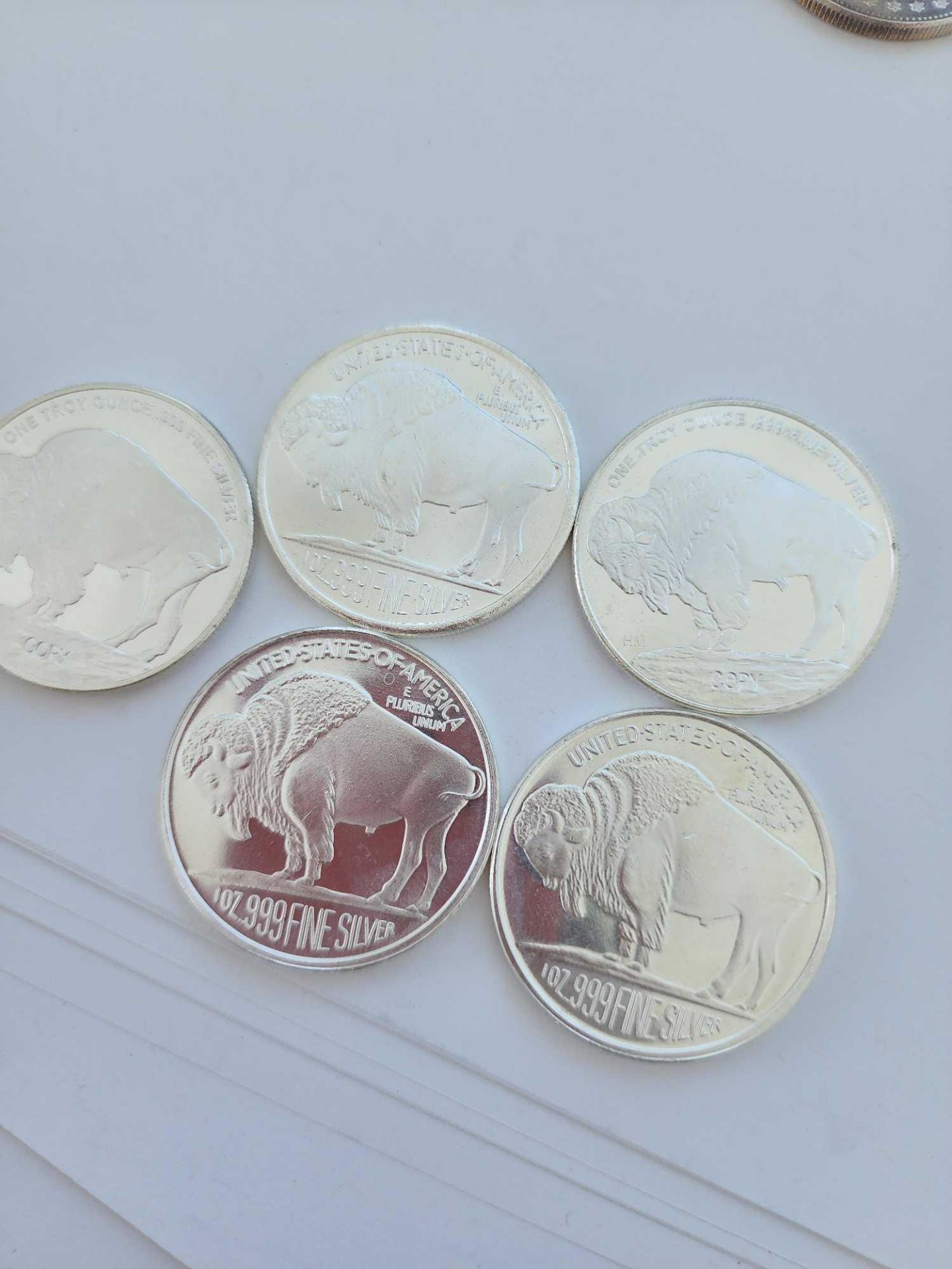 5 1 oz Buffalo Coins silver coins - Image 6 of 6