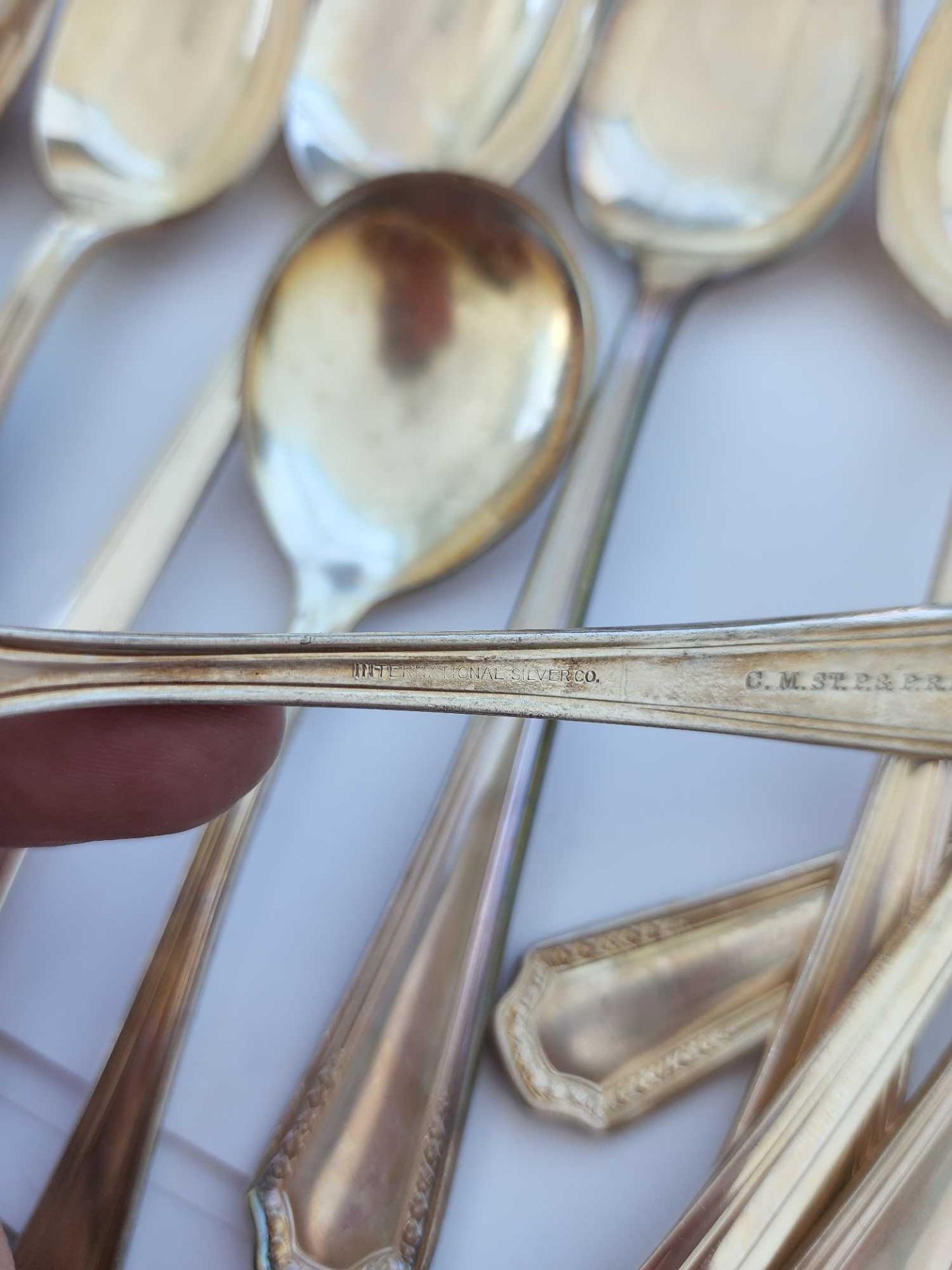 Antique Silver Plated Spoons - Image 8 of 8