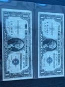 Two silver certificates 1935