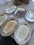 Antique Silver Plated Platters