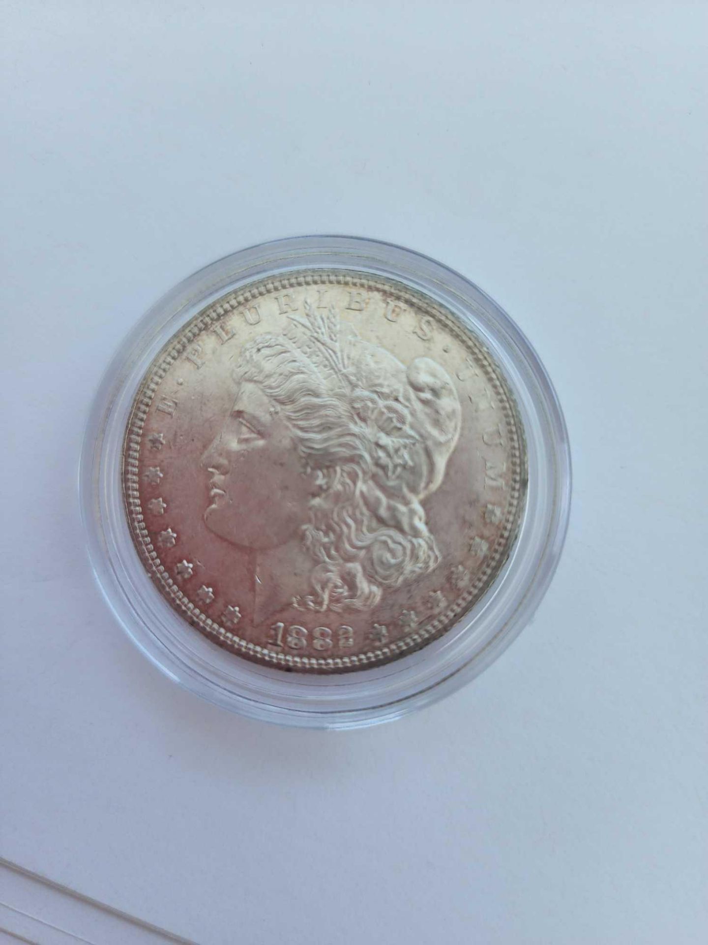 1882 AU Morgan Dollar