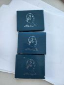 3 George Washington Half Dollar Commerative Sets