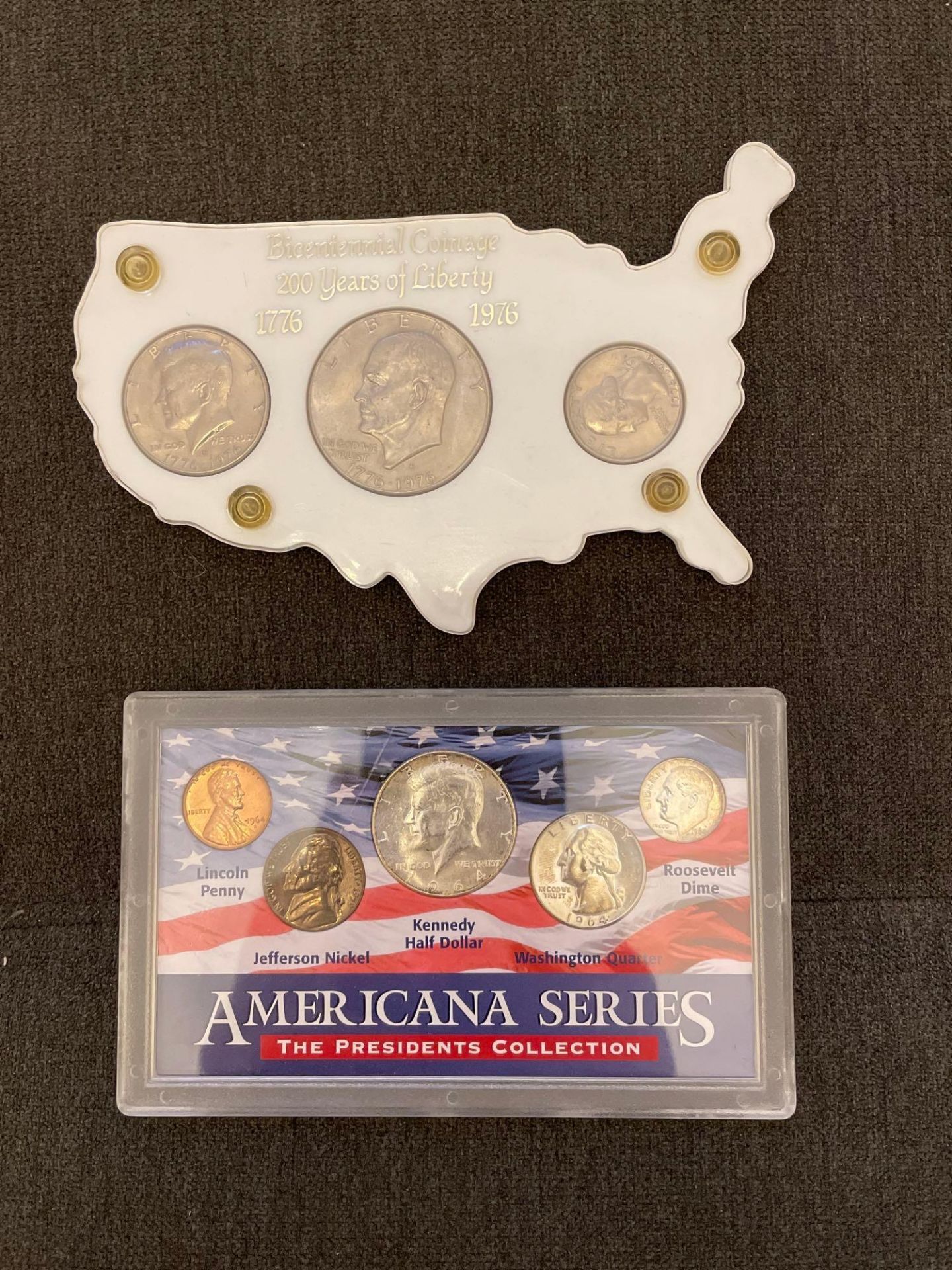 1964 Americana Series The Presidents Collection & Bicentennial Coinage 200 Years of Liberty 1776-197