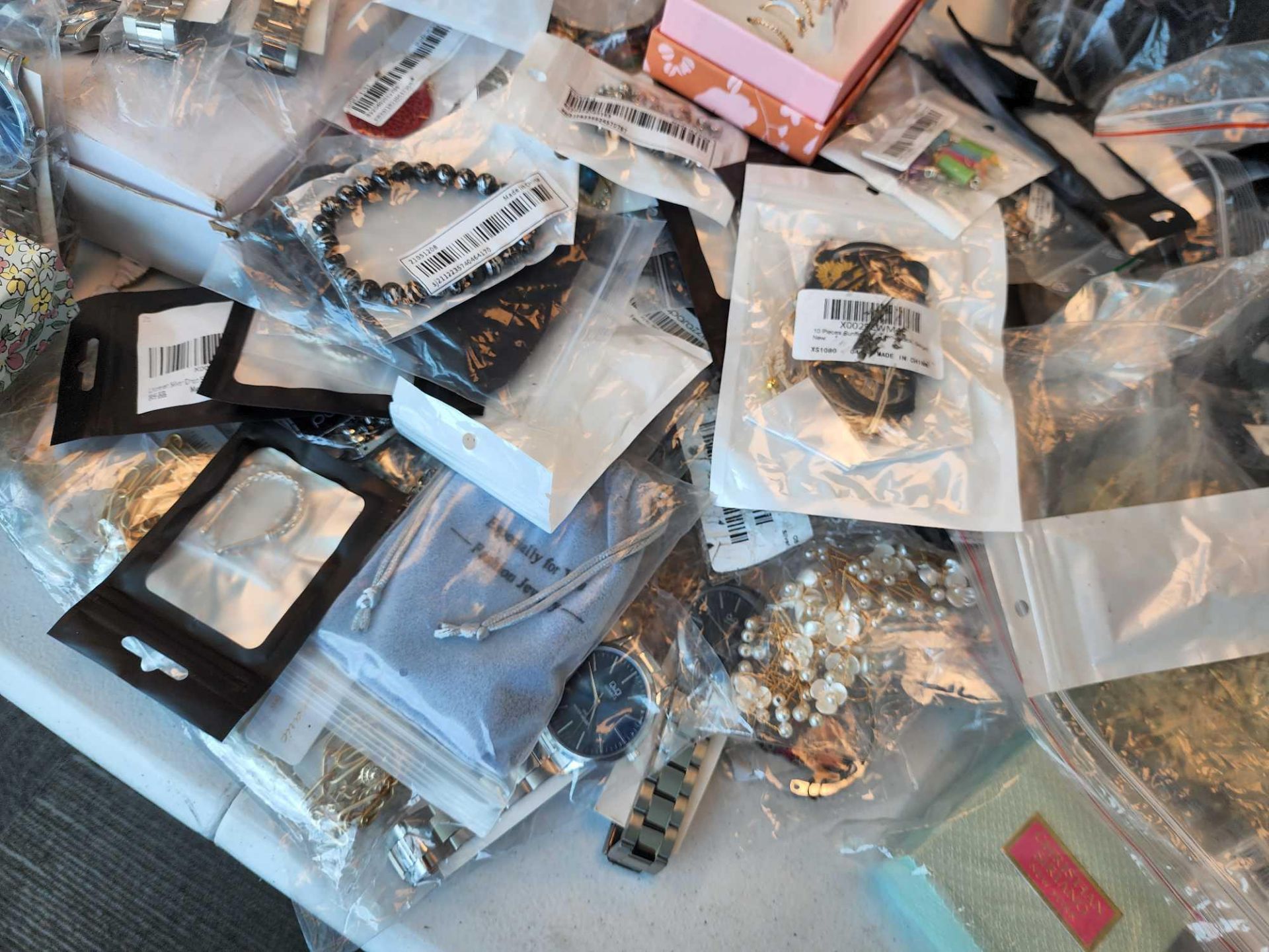 Misc costume jewelry, watches, one set of diamond earrings - Image 9 of 20