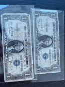 Two silver certificates 1935