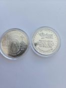 2 misc 1 oz Silver Coins