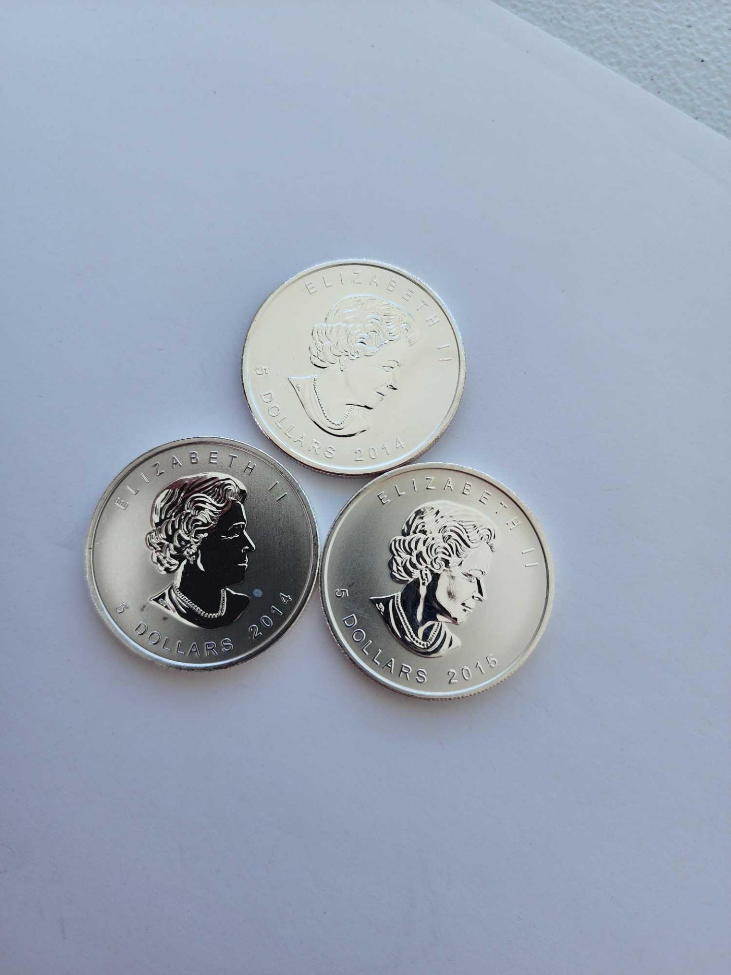 3 1 oz Silver canada birds silver coins