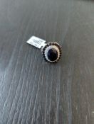 Sapphire and Diamond Ring, 11.80 cts sapphire, .94 cts diamond