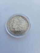 1884 AU Morgan Dollar