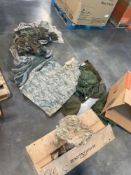 (small GL) - Military standard issue clothing and shoes, duffel bags, alice pack, PT uniforms, boots