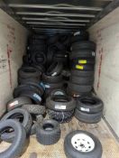 semi load of tires approximately 650