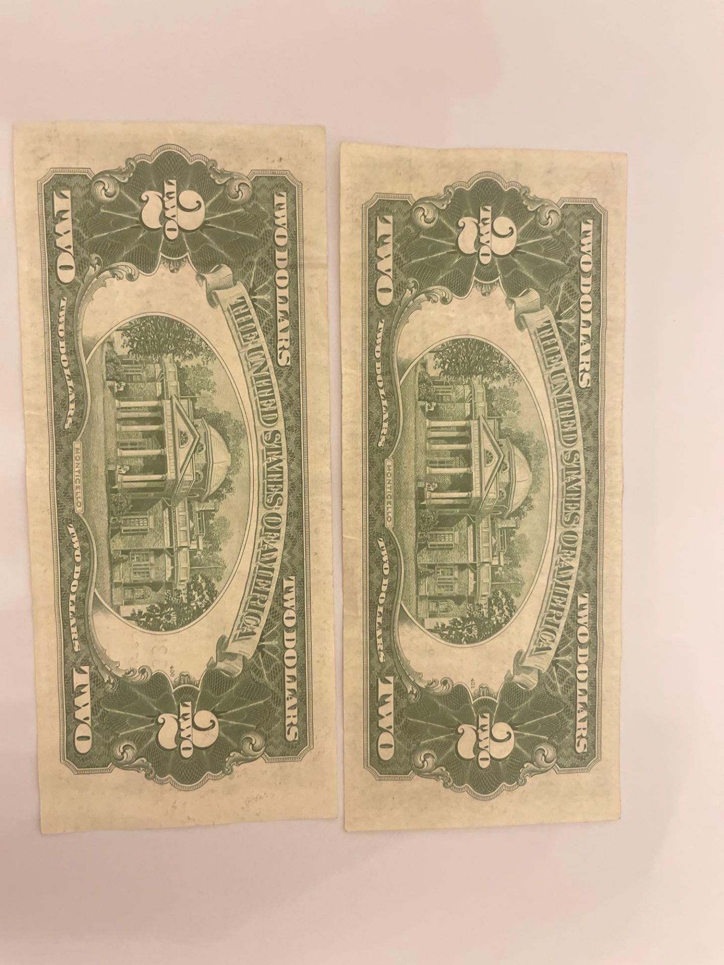 Two $2 Red seal Bills (1953) - Image 3 of 3