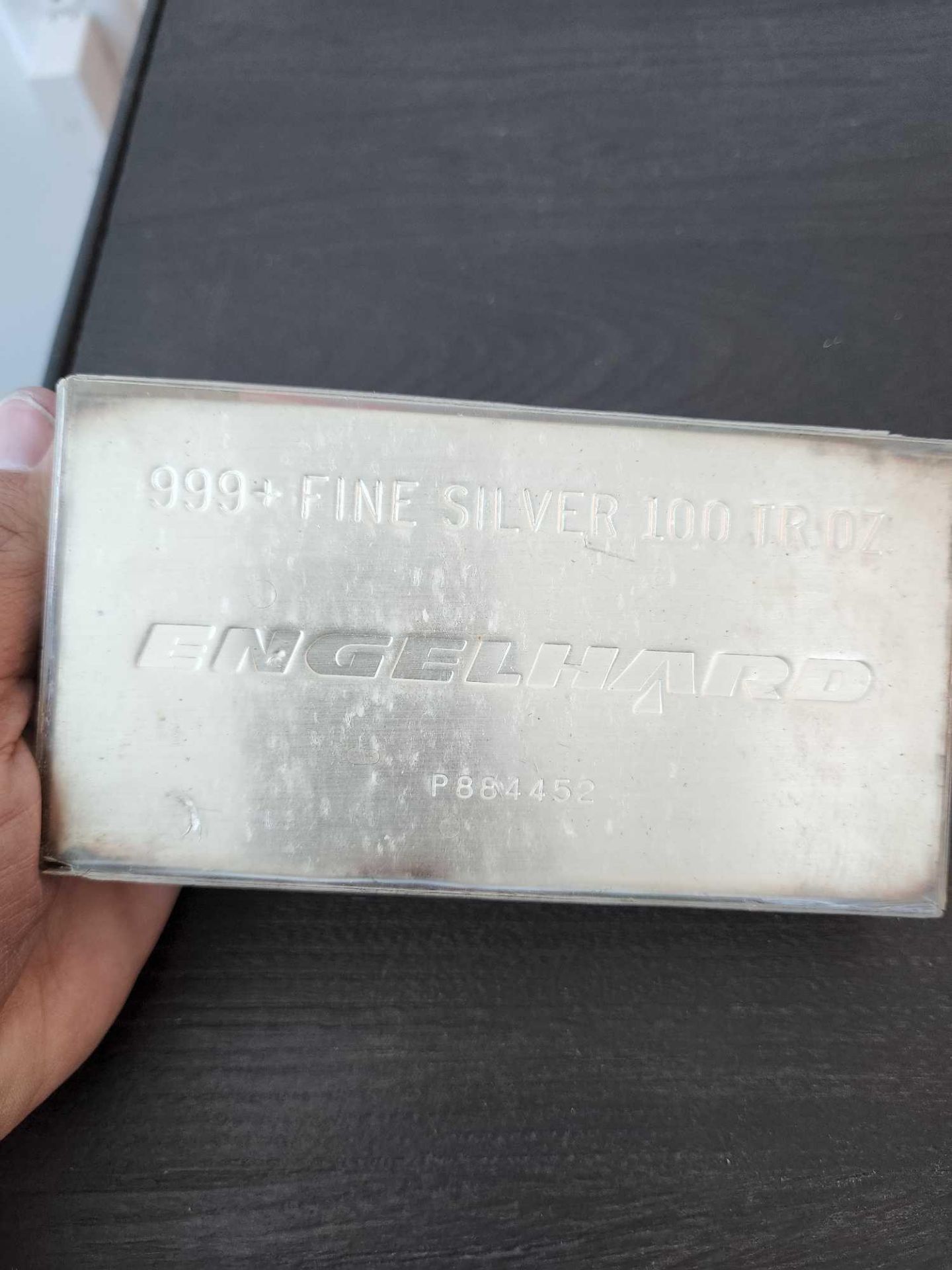 100 oz Engelhard Silver Bar - Image 5 of 5