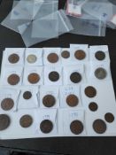 Large Collection of approx 23 Coins from the late 1700s, 18th century and others