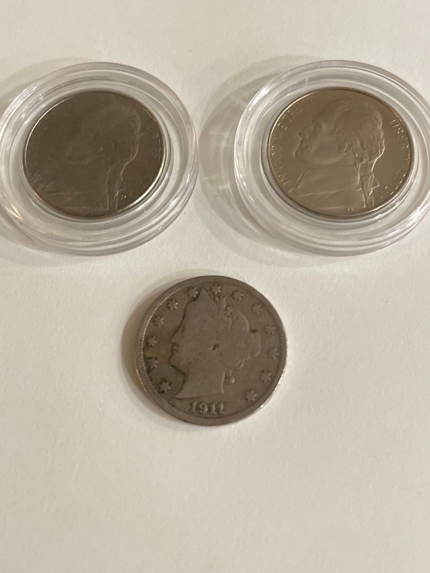 "V" Nickels Last 3 years, 1911 V Nickel, 2003 Uncirculated nickels - Image 6 of 7