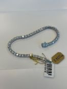 14K Gold Diamond Bracelet 48 Round diamonds 11.24 cts.