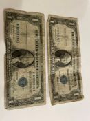 Two Silver Certificates 1935 and 1957