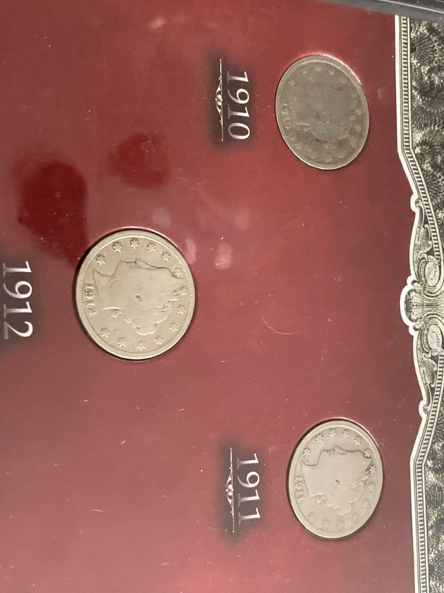 "V" Nickels Last 3 years, 1911 V Nickel, 2003 Uncirculated nickels - Image 4 of 7