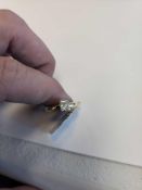 14KT Two Tone Gold .52 Ct Diamond Ring