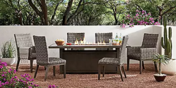 Members mark 7pc dining set with fire table