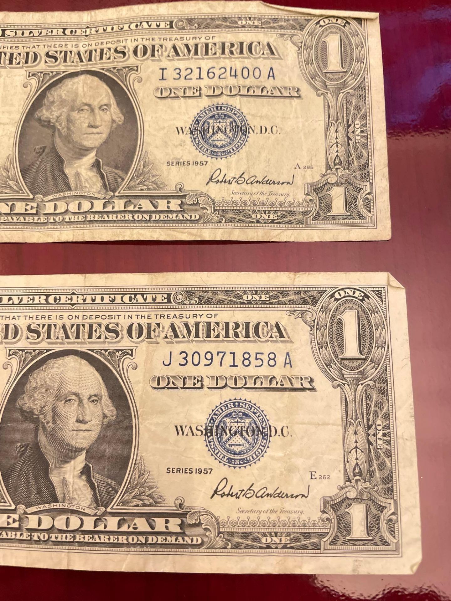 2 Silver Certificates 1957 - Image 2 of 3