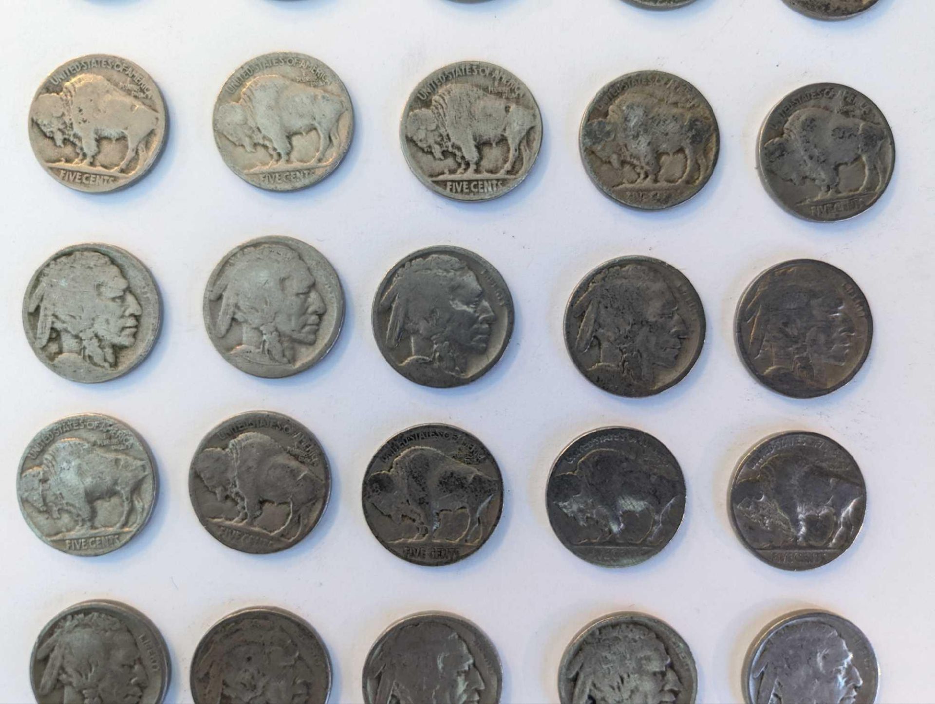 40 Indian Buffalo Nickels - Image 4 of 4