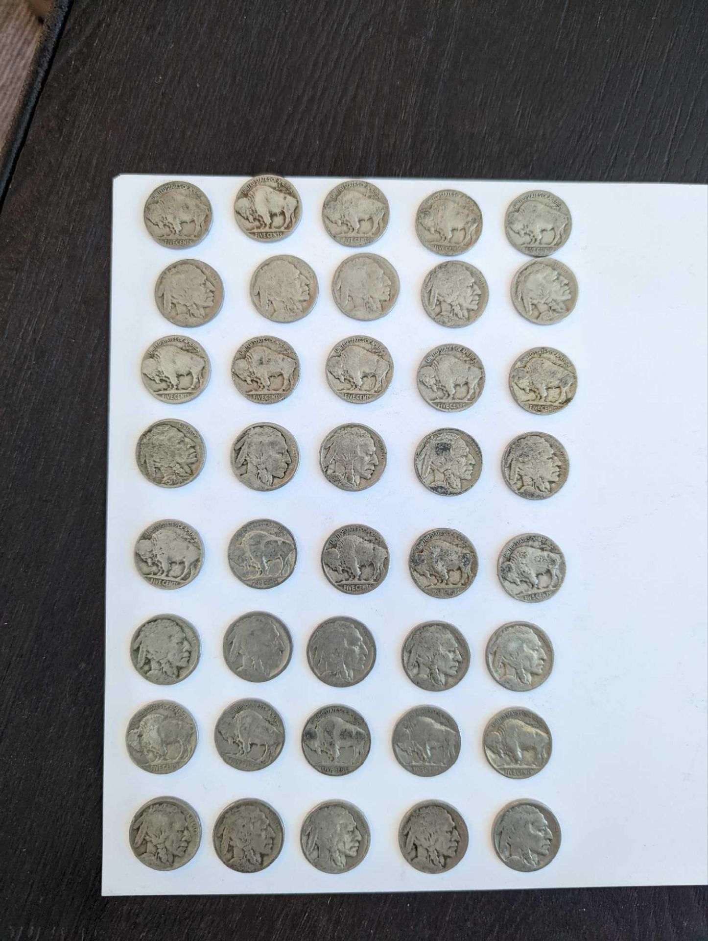 40 Indian Buffalo Nickels - Image 2 of 4