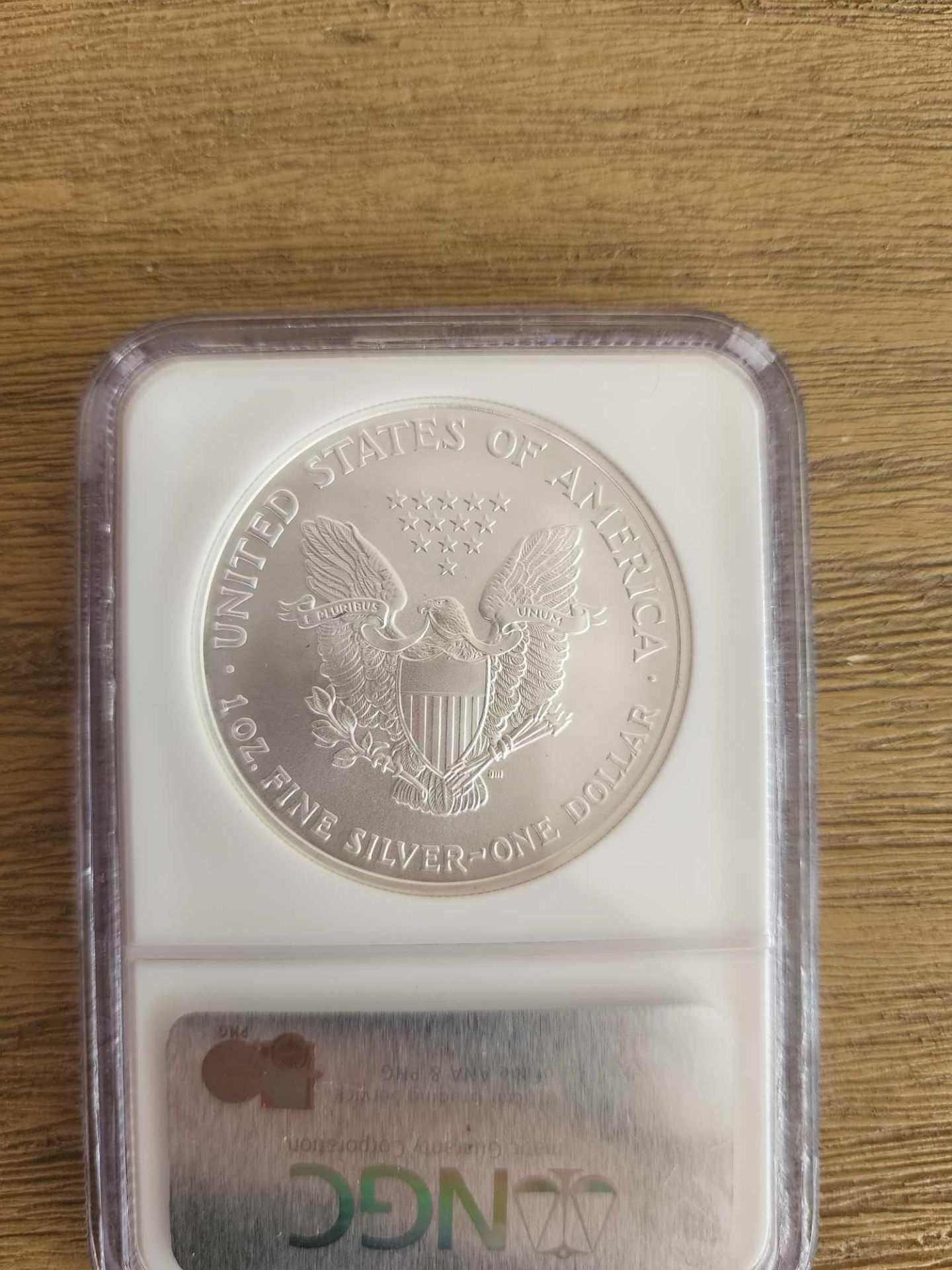 2007 MS 69 Graded American Eagle - Image 2 of 2