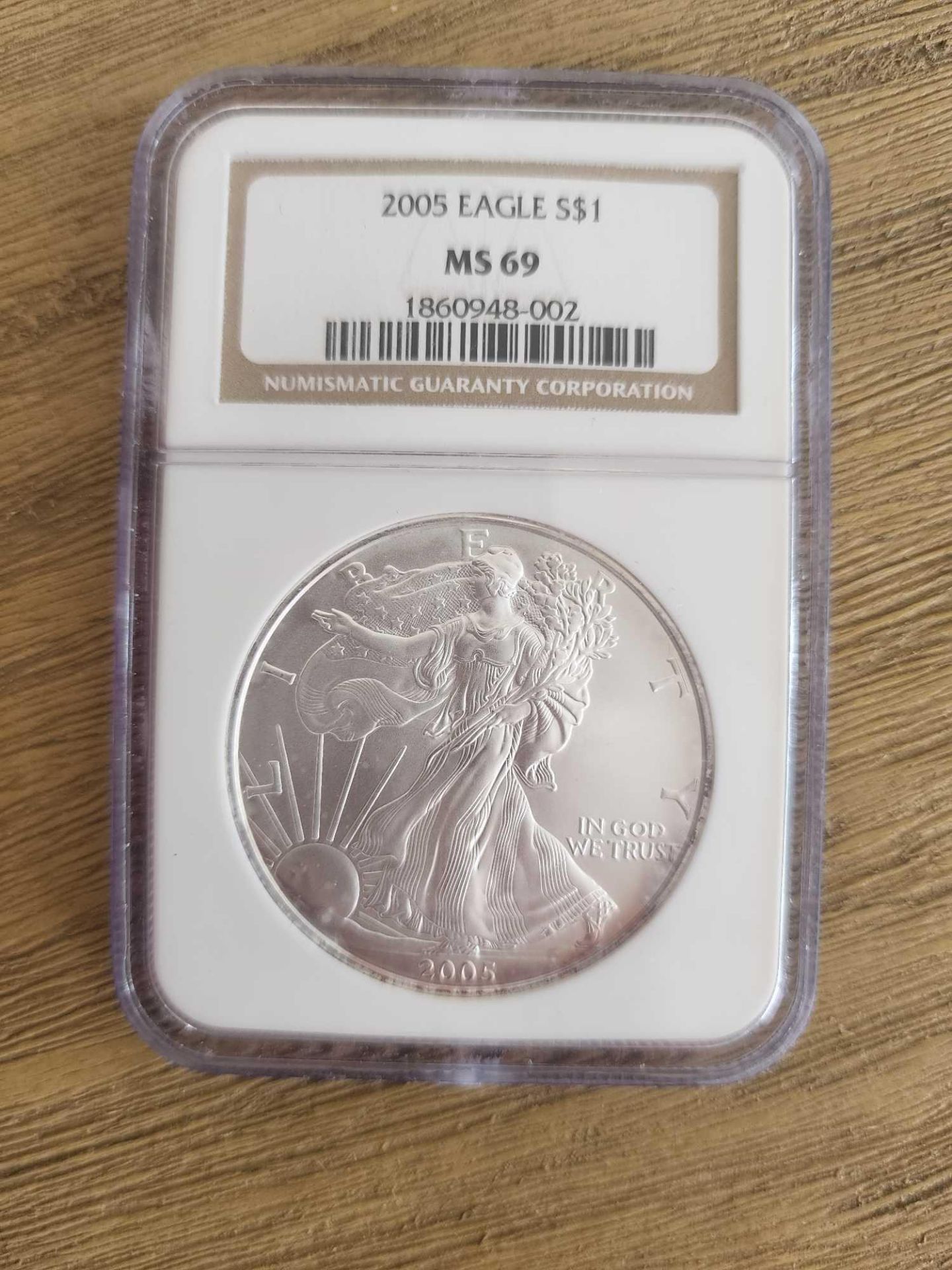 2005 MS 69 Graded American Eagle
