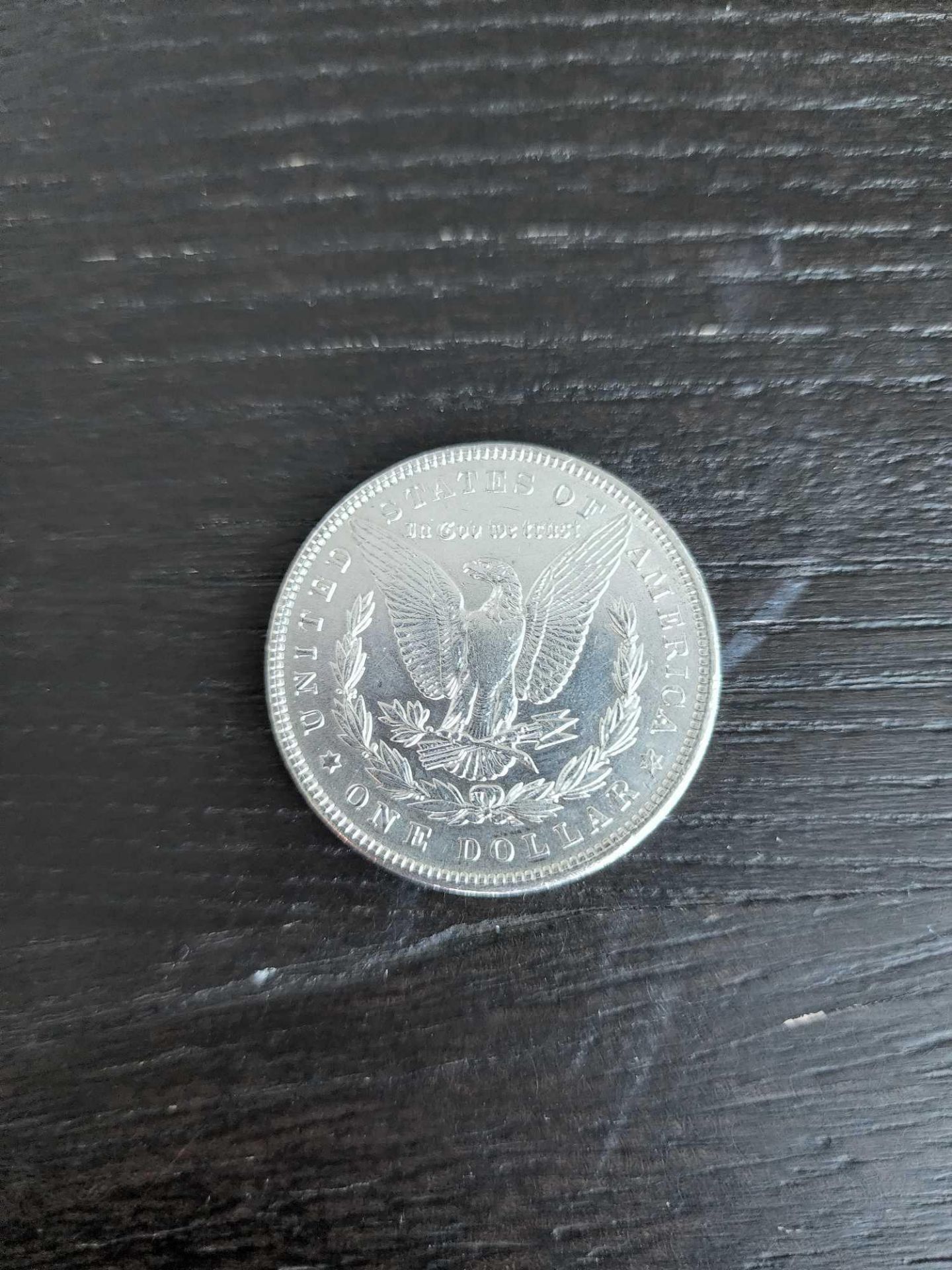 1890 AU Graded Morgan Silver Dollar - Image 2 of 2