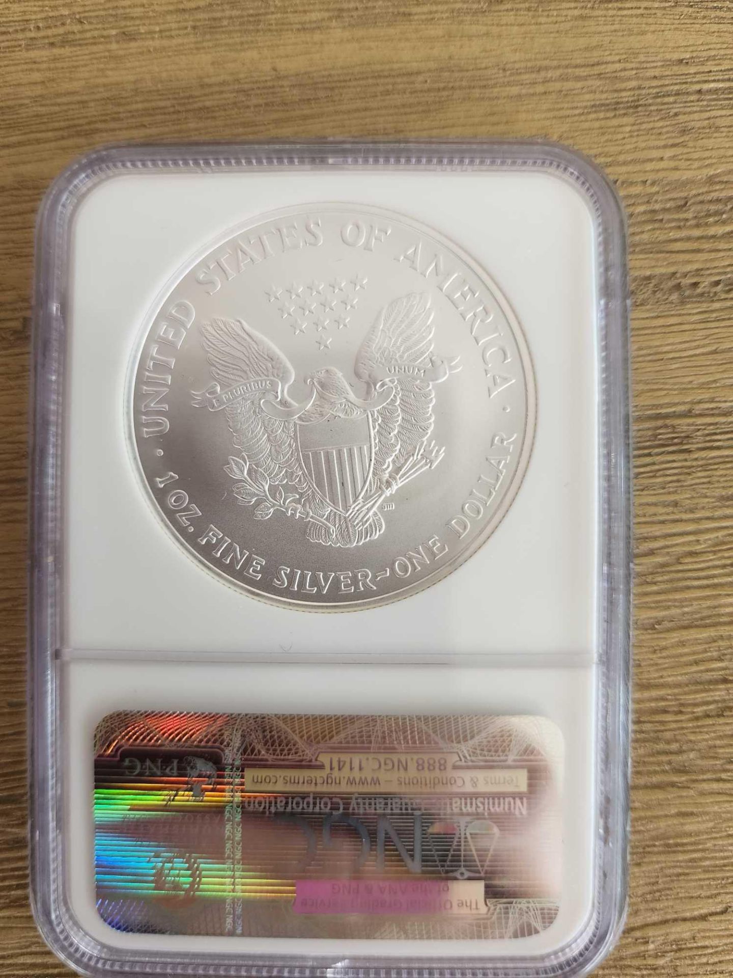 2004 MS 69 Graded American Eagle - Image 2 of 2