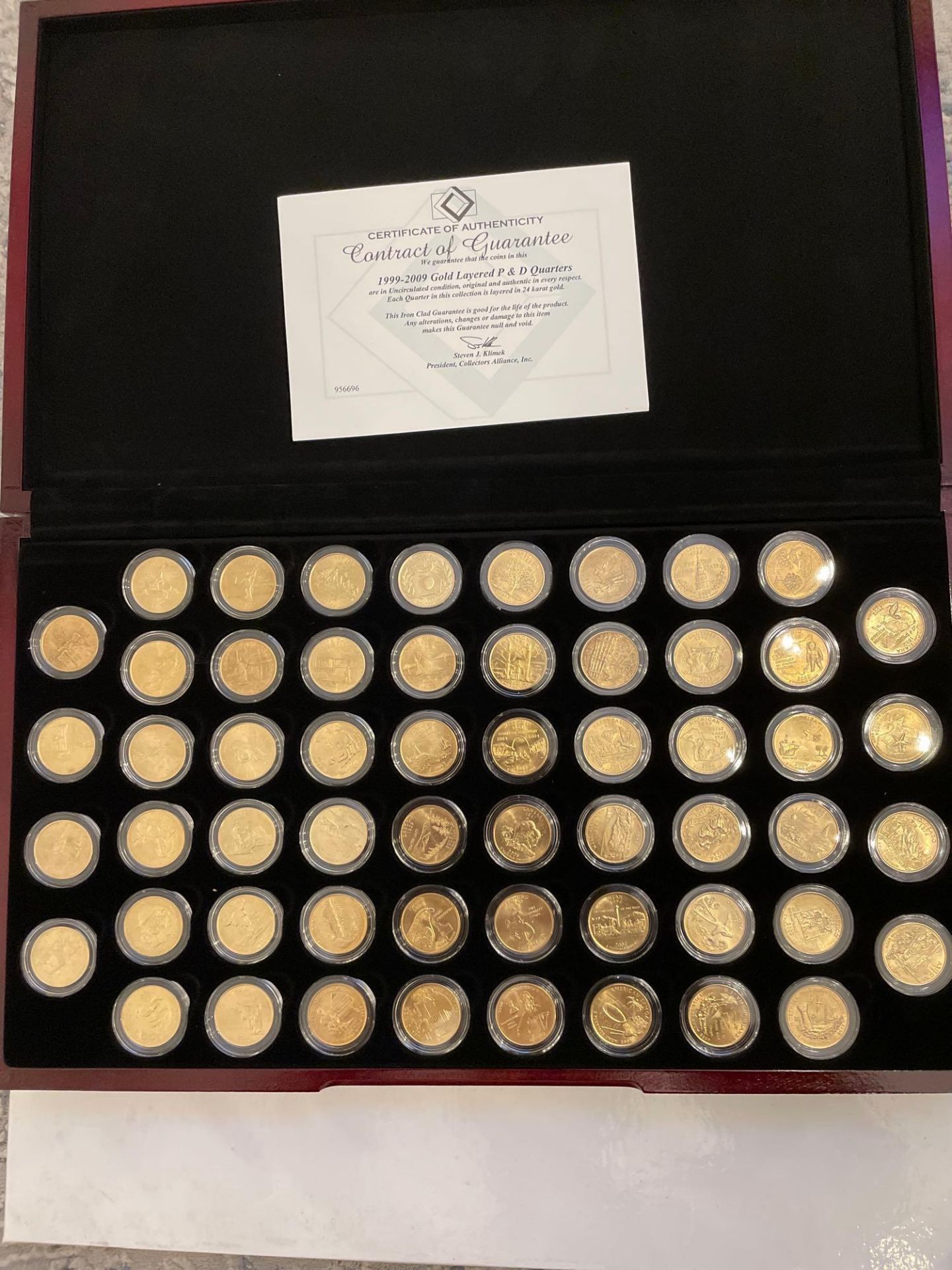 24KT Layered Quarters Collection