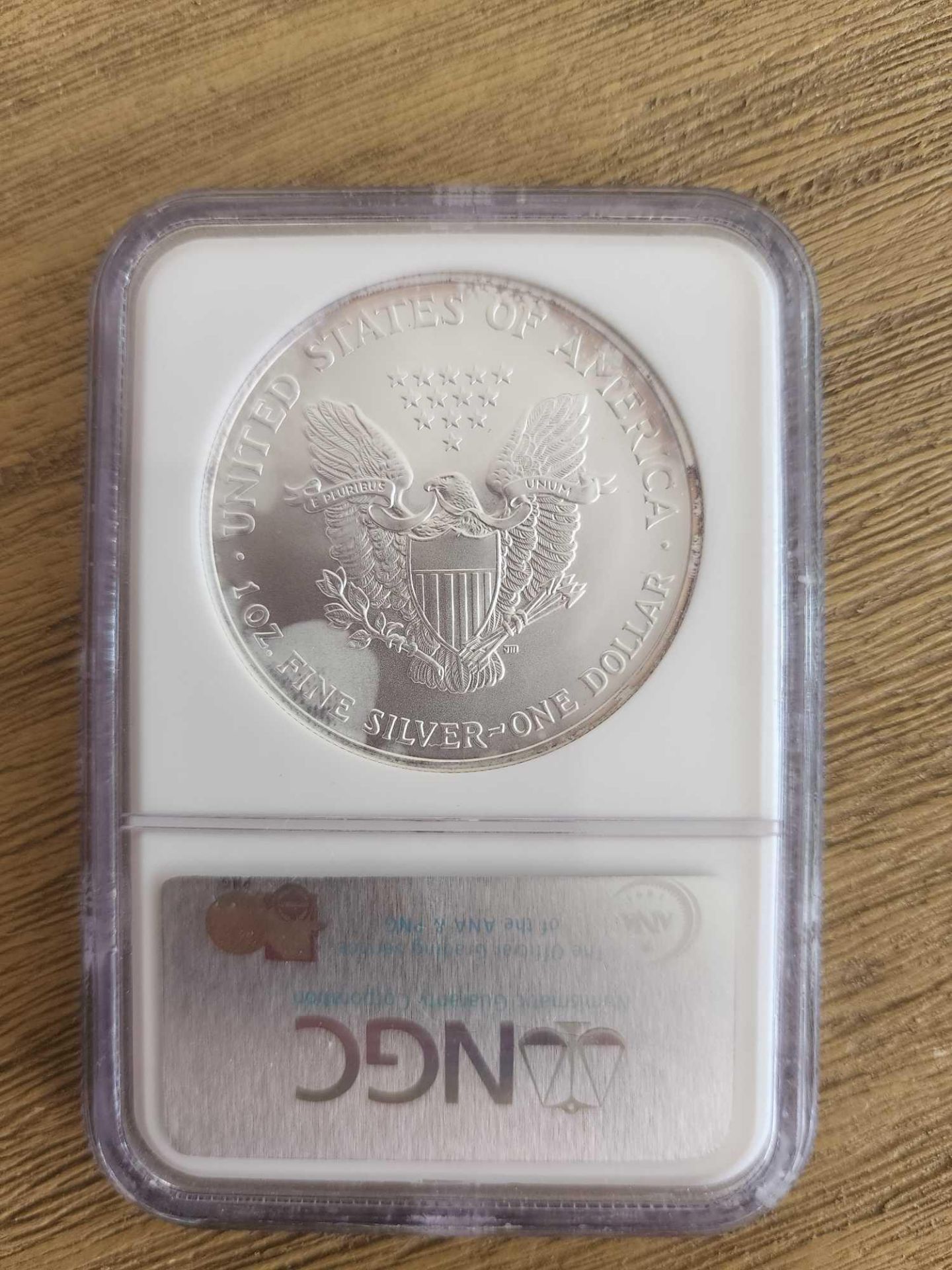 2005 MS 69 Graded American Eagle - Image 2 of 2