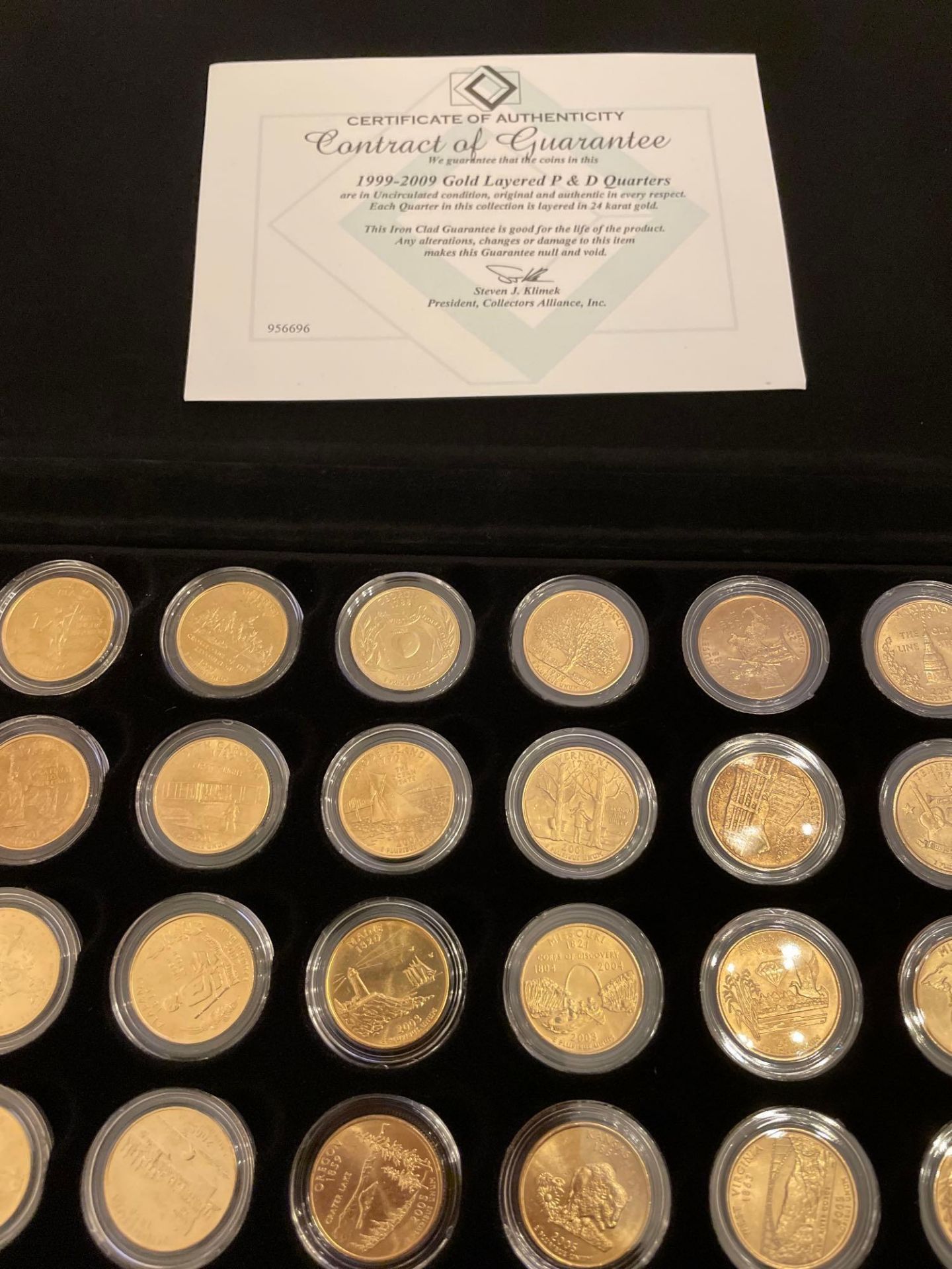 24KT Layered Quarters Collection - Image 8 of 10