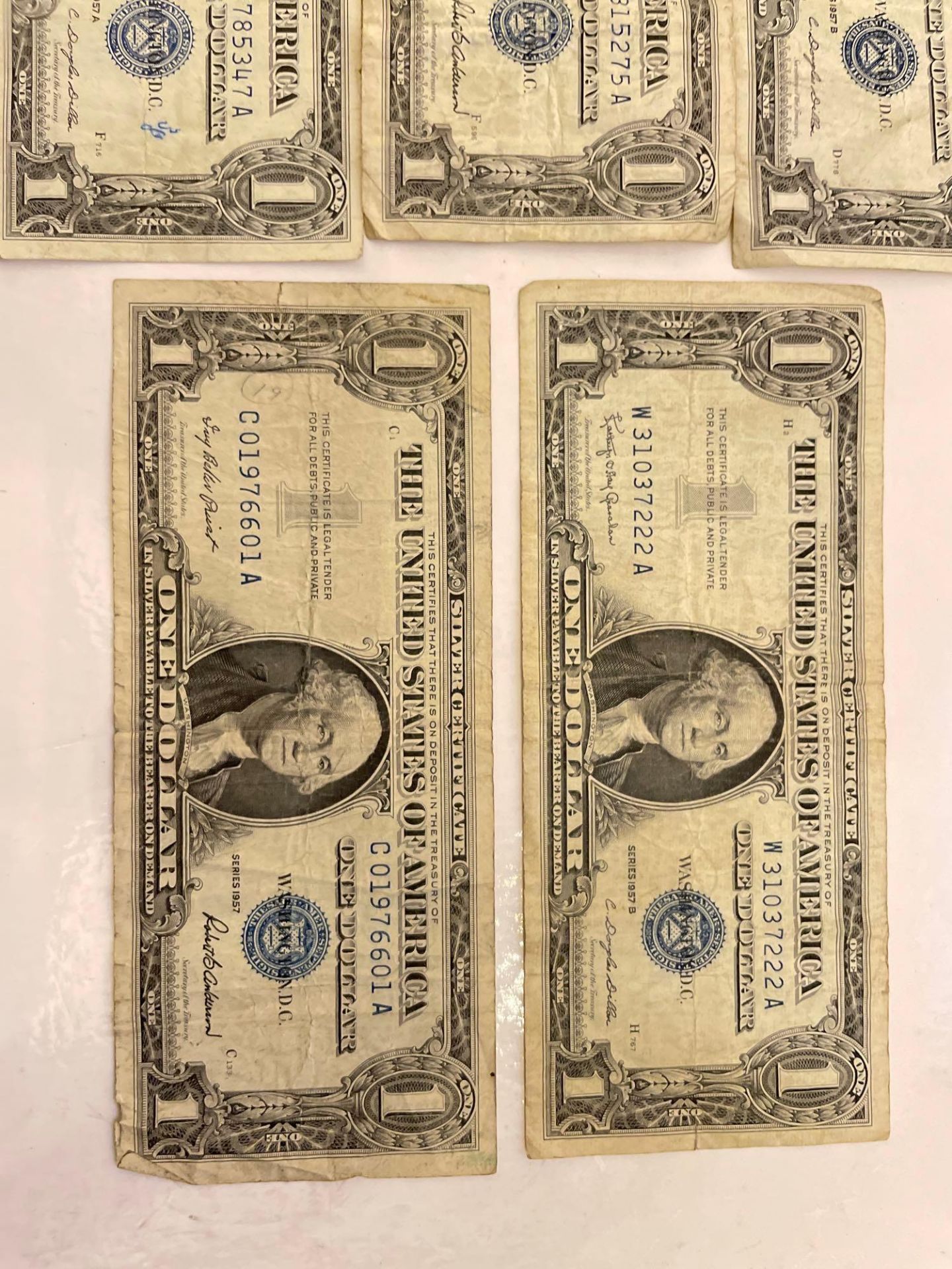 Five Silver Certificates - Image 2 of 4