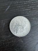 1900 AU Graded Morgan Silver Dollar