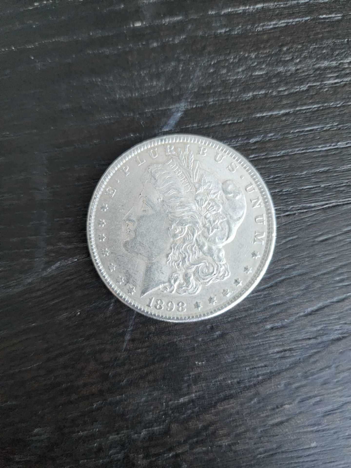 1898 AU Graded Morgan Silver Dollar