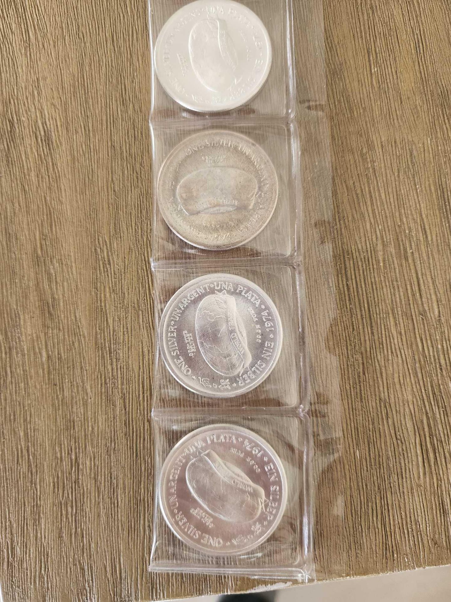 5 World Trade International Silver Vintage Silver Coins 1 oz Coins - Image 4 of 6