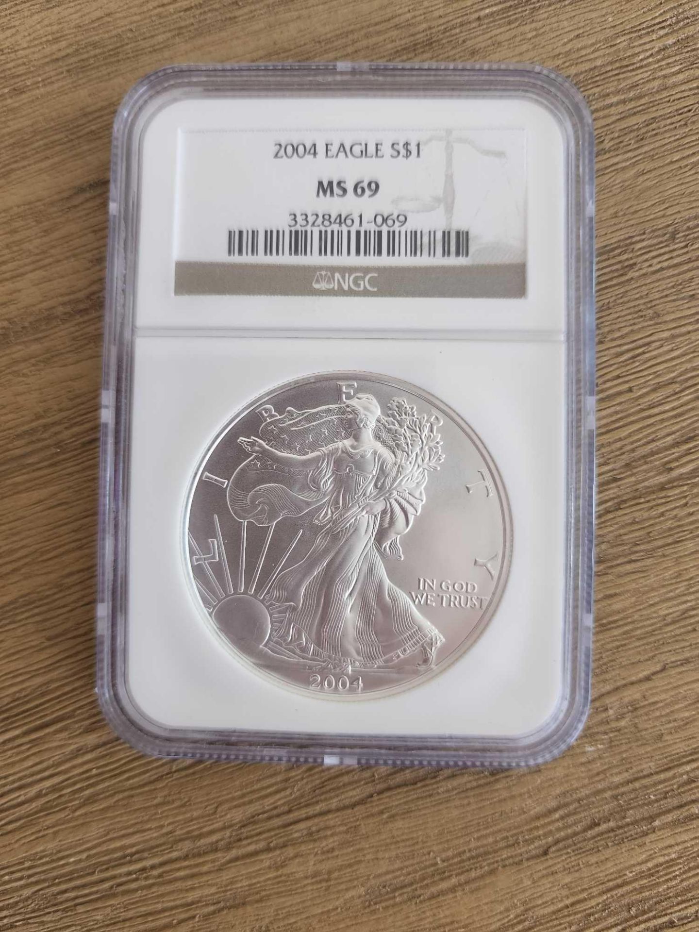 2004 MS 69 Graded American Eagle