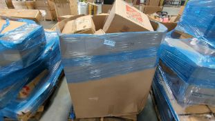 pallet of bedding curtain panels home goods and more