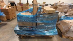 pallet of round pedestal table bases furniture chairs and more