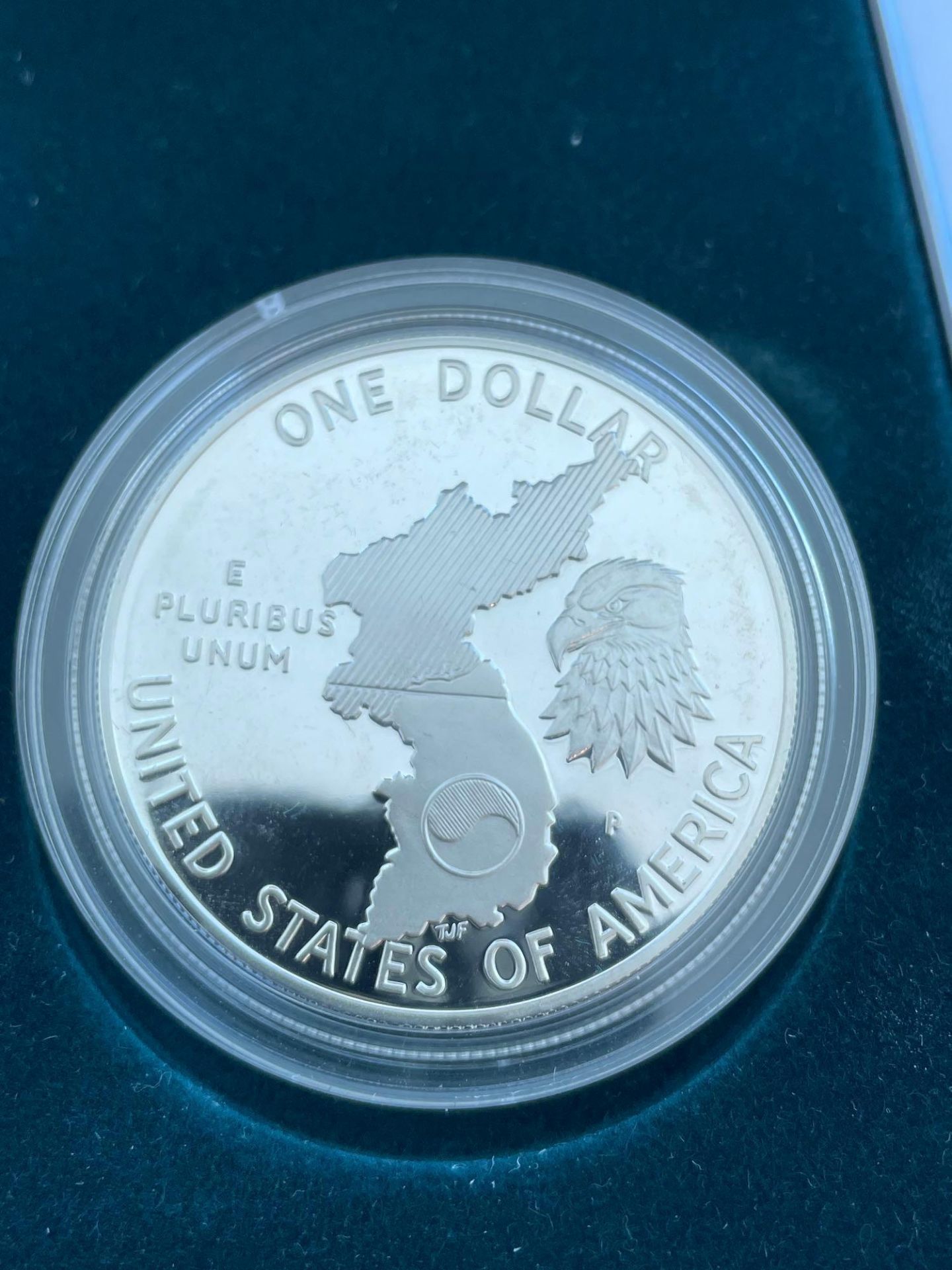 Korean War Silver Dollar Memorial Coin - Image 5 of 5