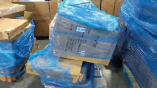 pallet of furniture counter stools coffee tables comforter and more