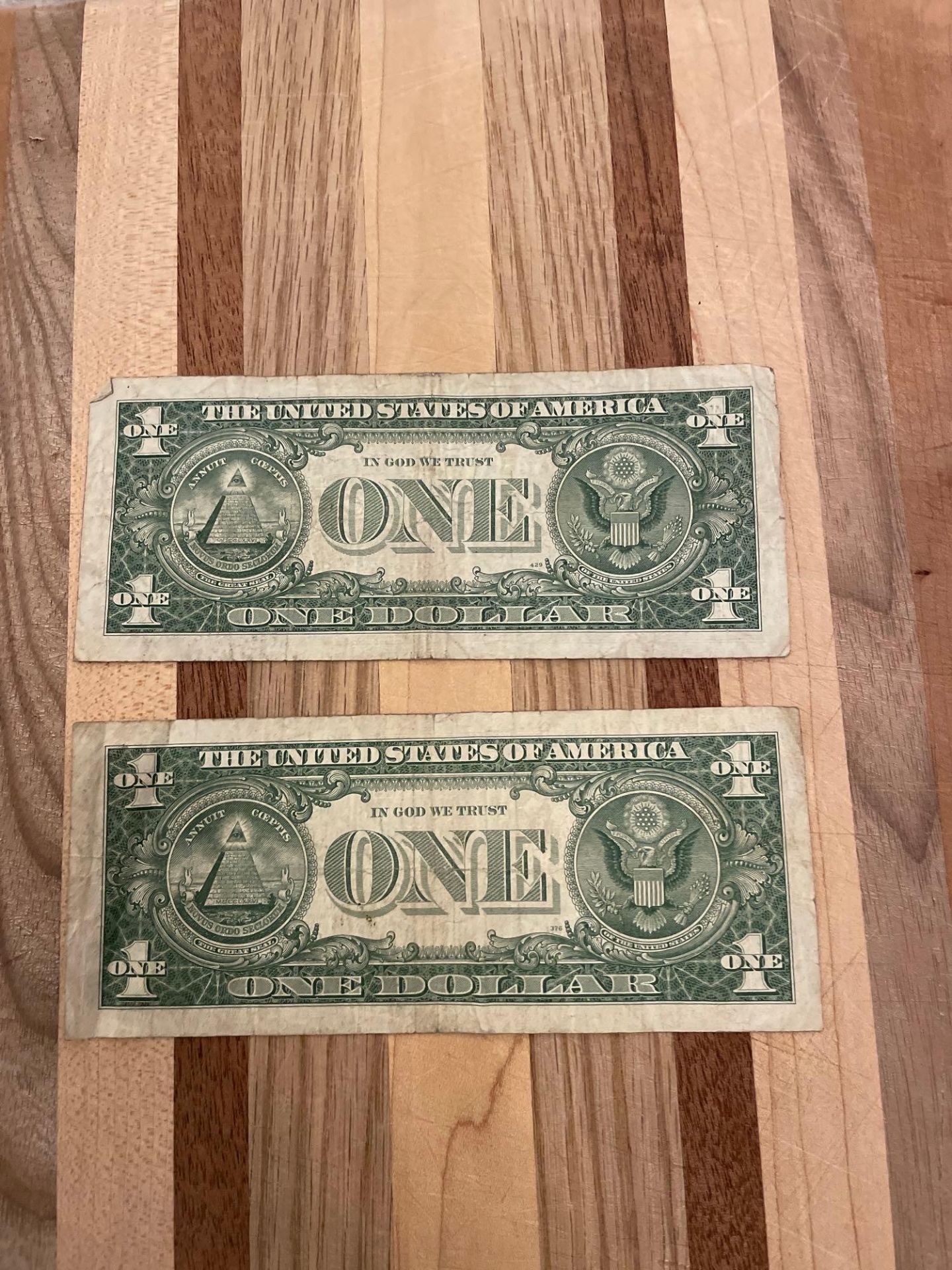 Two $1 Blue Seal Silver Certificates - Image 3 of 3