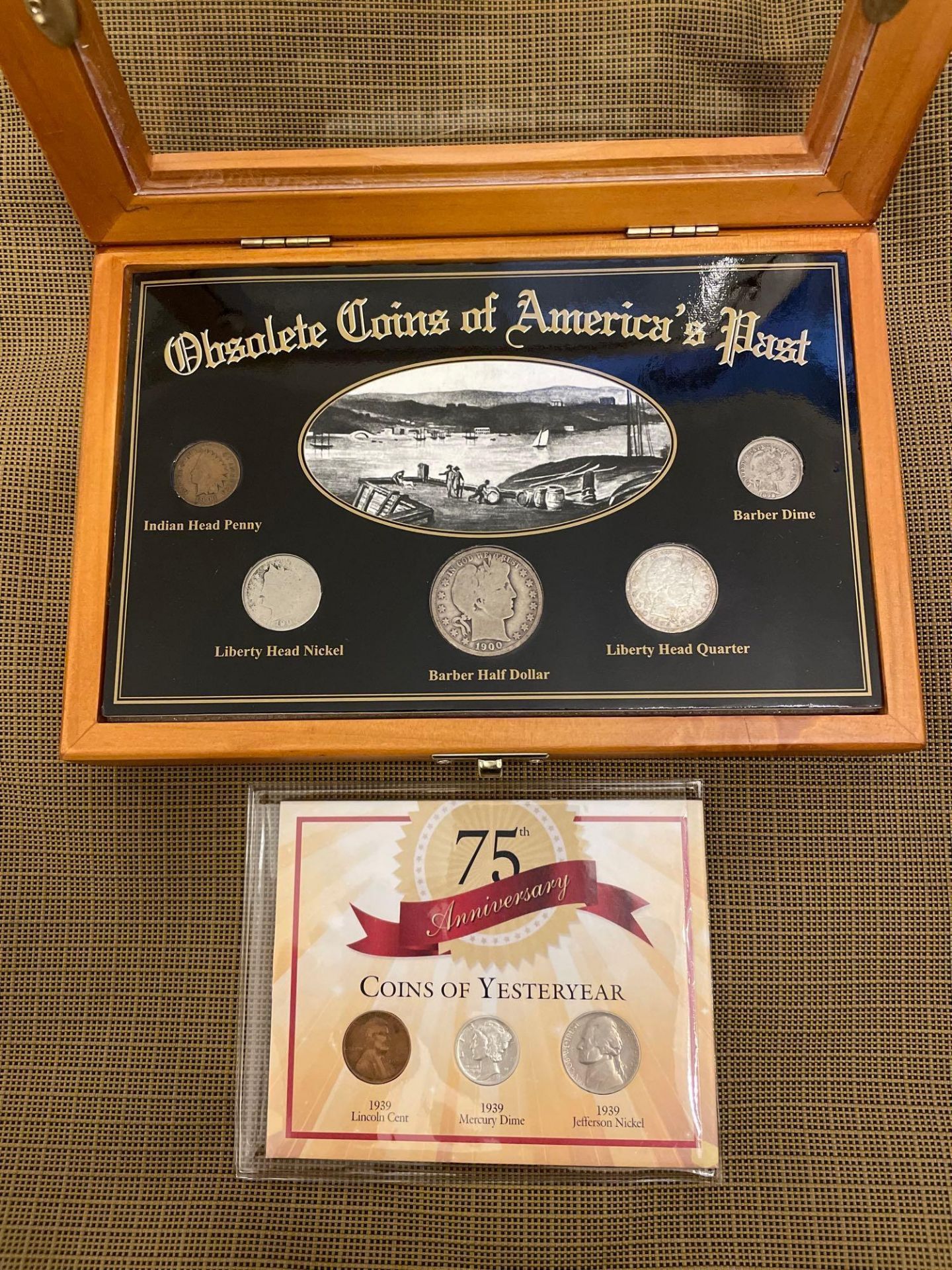 Obsolete Coins of America's Past & 75th Anniversary Coins of Yesteryear