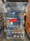 pallet of multiple models of Bissell vacuums approximately 50 pieces